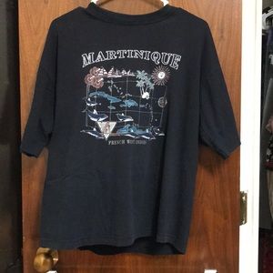 Oversized vintage foreign t shirt size large